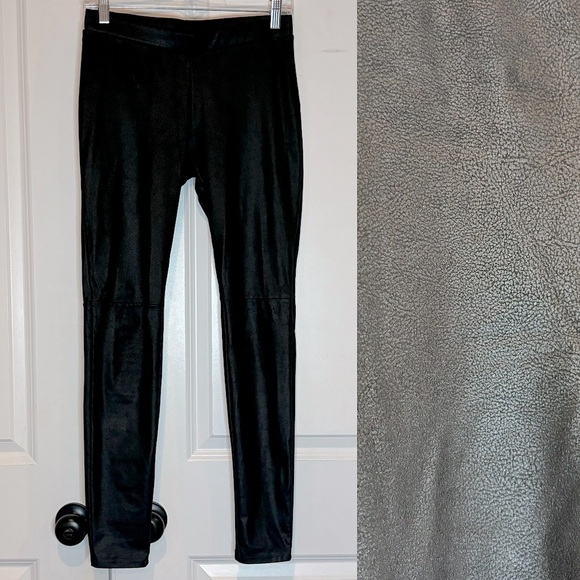 Trouve Black Faux Leather Legging XS - Picture 1 of 10